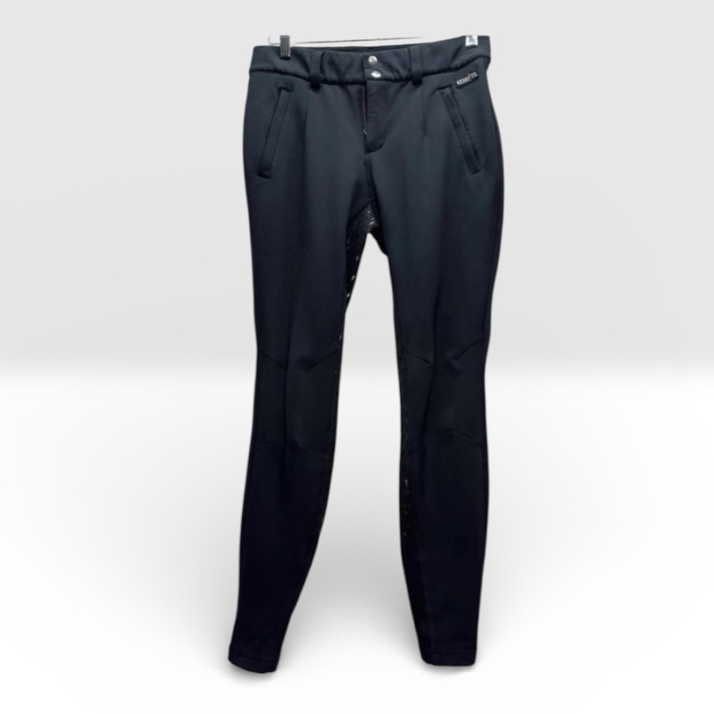 Kerrits, Women Equestrian Riding Pants Silicone Innr Leg 2 Zip Pocket Front Med.
